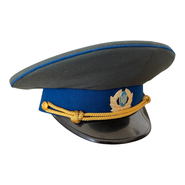 Casquette à visière uniforme d'officier des services de sécurité du SBU d'Ukraine