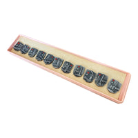Villes de héros soviétiques de la Seconde Guerre mondiale Ensemble de 11 badges métalliques Boîte originale Réception URSS 1978