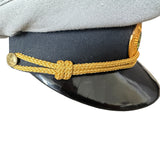 Uniforme d'officier militaire de l'Ukraine post-soviétique, casquette à visière, insigne en métal