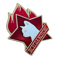Lénine soviétique URSS pionnier CCCP russe toujours chats chat communiste insigne en métal