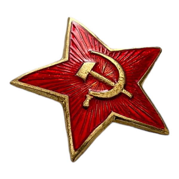 Marteau et faucille militaires de l'armée soviétique soviétique, grand insigne en métal étoile rouge