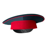 Chapeau à visière uniforme de défilé d'officier de l'armée militaire russe de l'URSS soviétique
