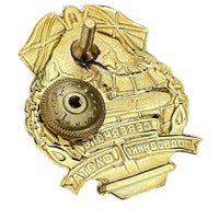 Insigne en métal émaillé sous-marin de la flotte du nord de la marine russe de l'urss