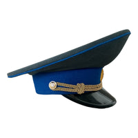 Défilé d'officiers du KGB de l'URSS soviétique, uniforme militaire russe, chapeau à visière 
