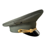 Uniforme d'officier militaire de l'Ukraine post-soviétique, casquette à visière, insigne en métal