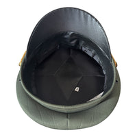 Uniforme d'officier militaire de l'Ukraine post-soviétique, casquette à visière, insigne en métal