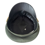 Uniforme d'officier militaire de l'Ukraine post-soviétique, casquette à visière, insigne en métal