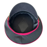 Uniforme d'officier militaire de l'Ukraine post-soviétique, casquette à visière, insigne en métal