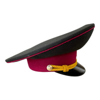 Uniforme d'officier militaire de l'Ukraine post-soviétique, casquette à visière, insigne en métal