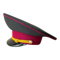 Uniforme d'officier militaire de l'Ukraine post-soviétique, casquette à visière, insigne en métal
