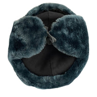 Chapeau Ushanka d'hiver bleu gris de Style armée soviétique, Badge d'aigle russe 