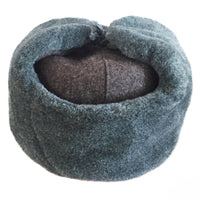 Authentique chapeau d’hiver Ushanka de l’armée russe soviétique avec insigne de soldat