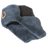 Authentique chapeau d’hiver Ushanka de l’armée russe soviétique avec insigne de soldat