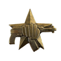 Uniforme des forces spéciales russes Spetsnaz, insigne militaire en laiton, poing et AK47