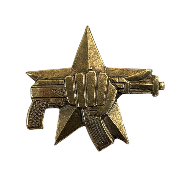 Uniforme des forces spéciales russes Spetsnaz, insigne militaire en laiton, poing et AK47