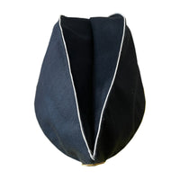 Uniforme de la marine russe, chapeau de pilote noir militaire, casquette, Badge de l'urss soviétique