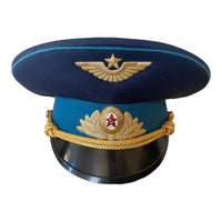 URSS Soviétique Militaire Air Force Adjudant Armée Uniforme Visière Chapeau Casquette