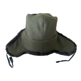 Chapeau Ushanka d'hiver en fausse fourrure grise de Style militaire russe de l'urss, insigne de l'armée soviétique