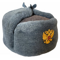 Insigne de chapeau d'hiver en fourrure d'oushanka, militaire soviétique russe, armée de l'urss, cosaque