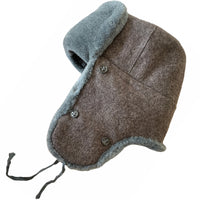 Insigne de chapeau d'hiver en fourrure d'oushanka, militaire soviétique russe, armée de l'urss, cosaque