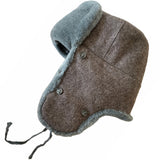 Insigne de chapeau d'hiver en fourrure d'oushanka, militaire soviétique russe, armée de l'urss, cosaque
