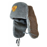 Insigne de chapeau d'hiver en fourrure d'oushanka, militaire soviétique russe, armée de l'urss, cosaque