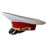 Officier de la milice russe de l'URSS, uniforme d'été, chapeau à visière, casquette militaire soviétique