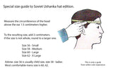 Authentique chapeau d’hiver Ushanka de l’armée russe soviétique avec insigne de soldat